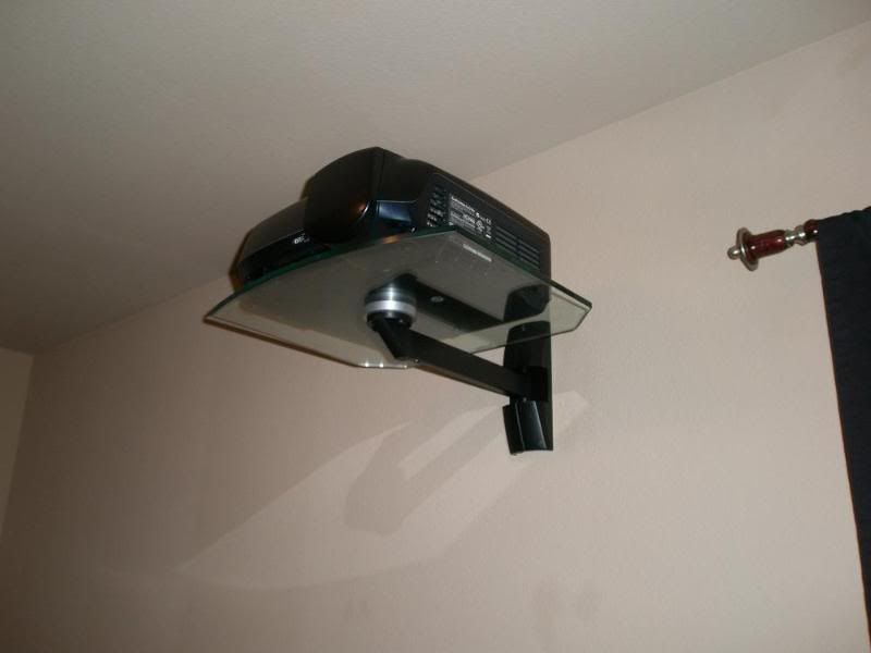 Pull Down Wall Shelves Ceiling Mounted Projector Shelf